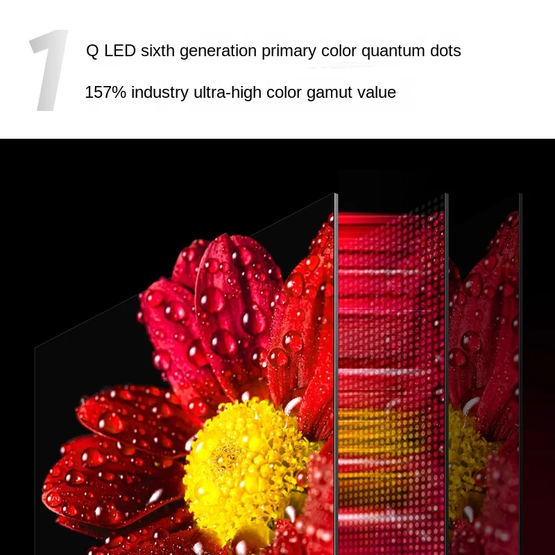 TCL ТВ 65T8E MAX 65-дюймовый QLED protonous Квантовая точка TV 4 + 64G 120 Гц 4K супер прозрачная защитная пленка для ЖК умный планшетный