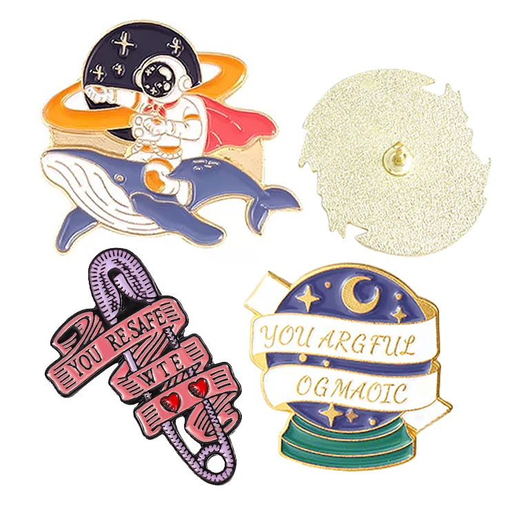 Custom Metal Anime Scenic Souvenir Lapel Pin Badge Manufacturer Design Your Own Made Soft Hard Enamel Pin