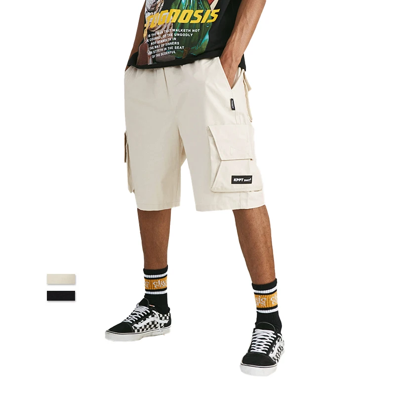 summer  New Mens Shorts Long Drawstring Fashion Sports Streetwear Shorts