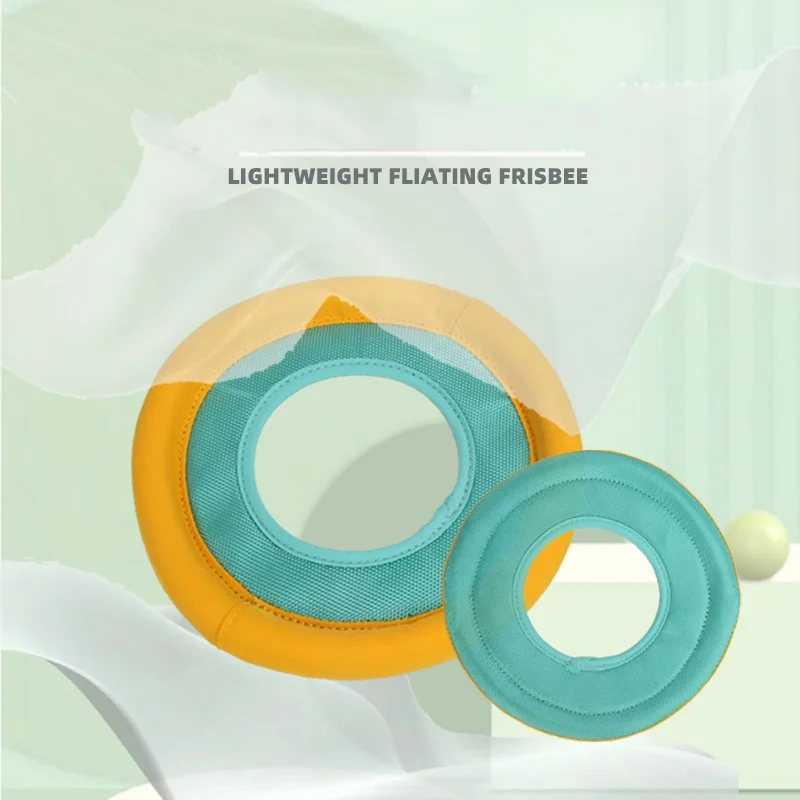 Hot selling in stock outdoor indoor  soft plush bite resistant  Frisbee interactive rubber pet toy dog toy