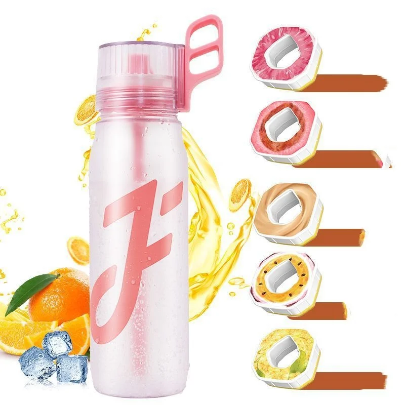 Custom Scented Sports Drink Bottle Change Taste Tritan Motivational Air Up Flavour Pod Water Bottle With Flavor Pods