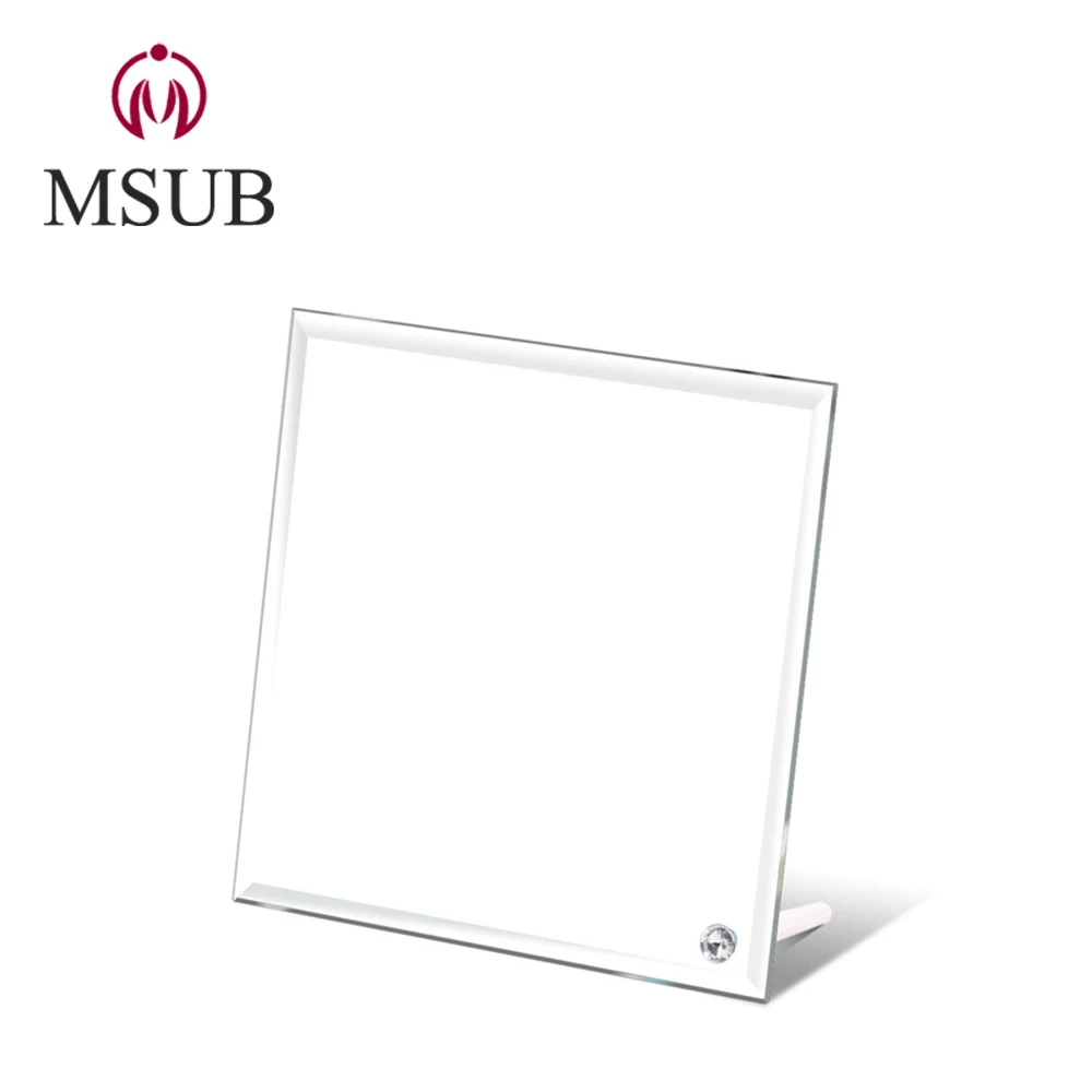 
blanks 28cm glass photo frame bevel edge sublimation printing 