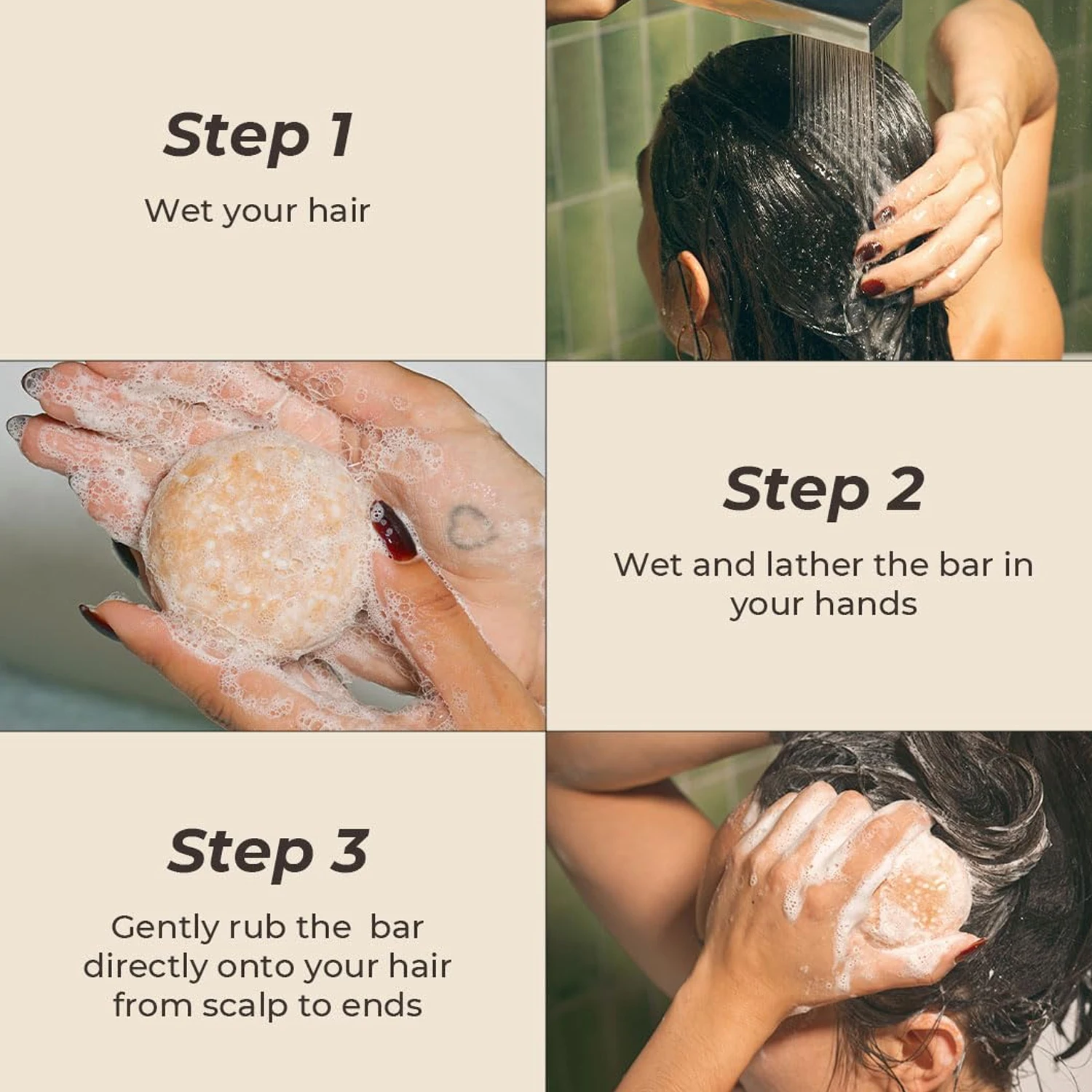 Private Label Natural Vegan Shampoo Bar Promote Hair Growth Strengthen Shampoo Bar Soap for Dry Hair