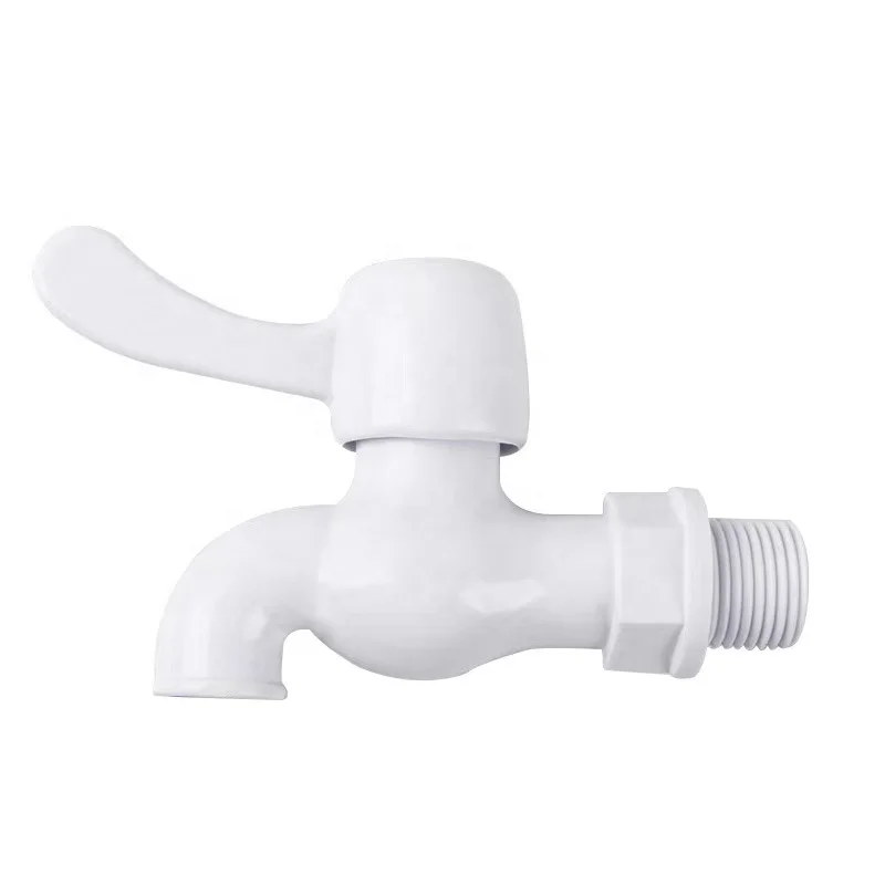 1/2 PVC Quickly Open Washing Machine Hose Bib Tap Faucet for Bathroom Garden Kitchen
