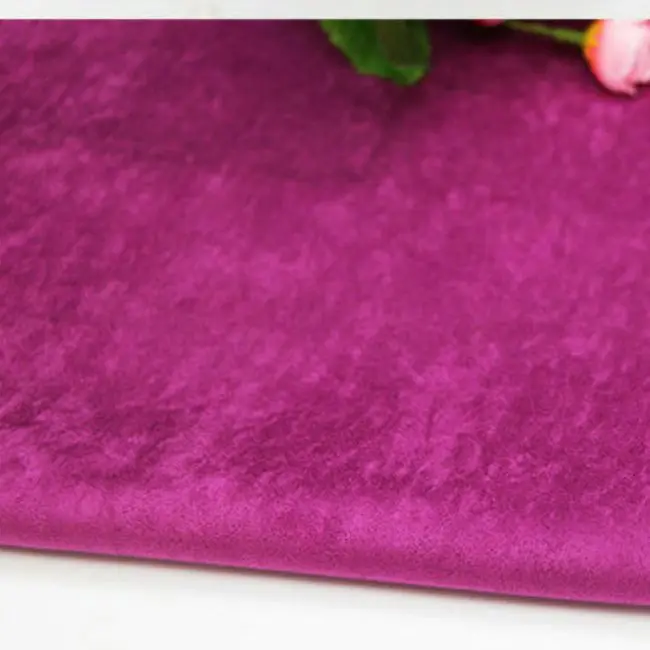 wholesale polyester upholstery suede sofa fabric for furniture textile