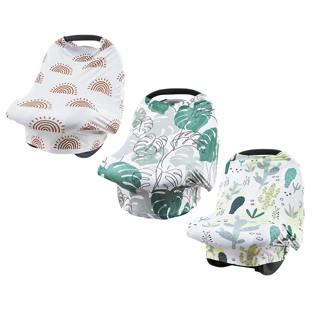 Breast feeding breastfeeding scarf  nursing cover Infant car seat canopy stretchy car seat cover