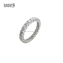 Luxury Fine Jewelry 14k Real Gold Finger Ring Good Quality Moissanite Rings Women Jewelry Wholesale Lower Price