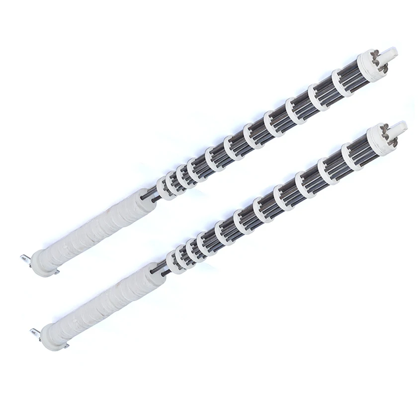 Radiation tube of high temperature ceramic skeleton heater of electric heating tube heat treatment industrial furnace