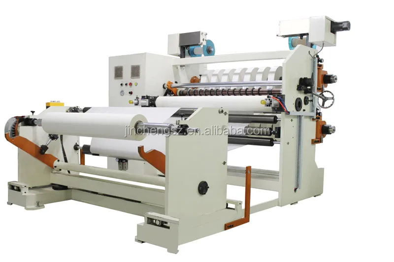 Double shafts melt-blown non-woven fabric jumbo roll slitting rewinding machine