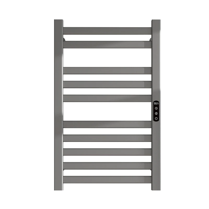 Bath Dryer Heated Towel Rail Bathroom Accessories Electric Smart Towel Warmer Rack With Timer Wall Mounted