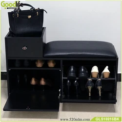 Wood Furniture Shelf Holder Shoe Storage Bench Rack Organizer