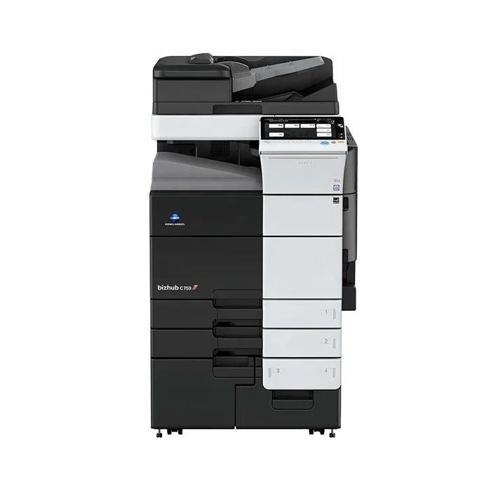  Новая модель высокоскоростного копировального аппарата Konica MInolta Bizhub C759 цифровая печать фотокопировальная машина копировальные