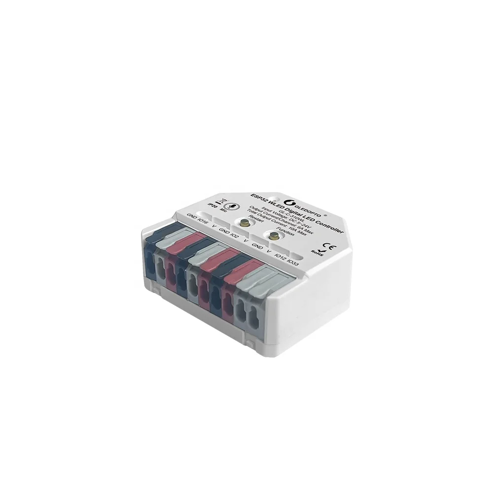 2024 GL-C-310WL GLEDOPTO ESP32 WLED цифровой светодиодный контроллер mic version16 миллионов с регулируемой цветовой функцией пять режимов
