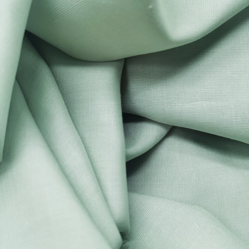 
quick shipment in stock 145cm 15%linen 85%tencel fabric for shirt blouse dress trousers pants jacket garment business suit 