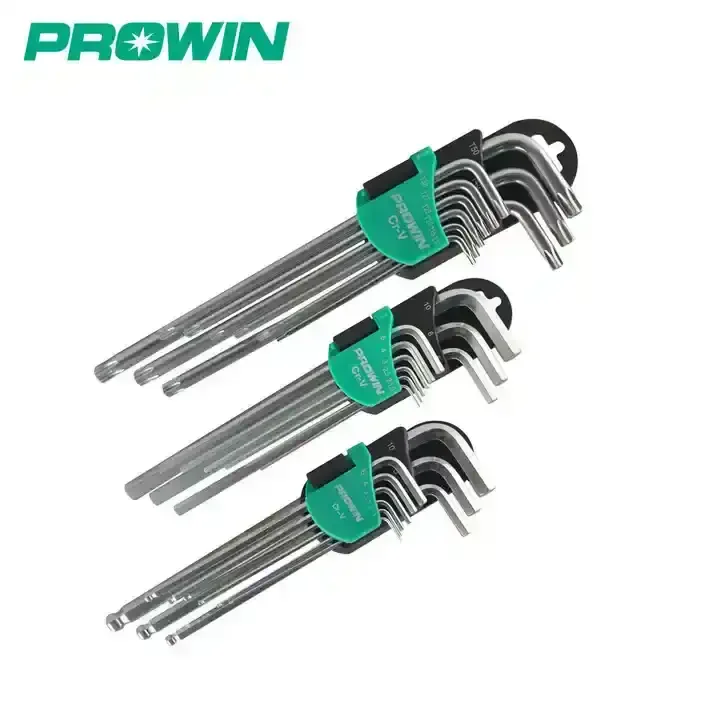 PROWIN Multi-function Household Hex Star Allen Key L Shape Wrench Adjustable Allen Key Security Resistant Hex Key Allen Wrench