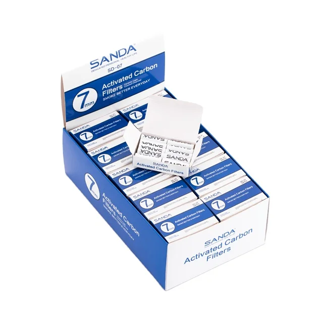 White ceramic cigarette filter
