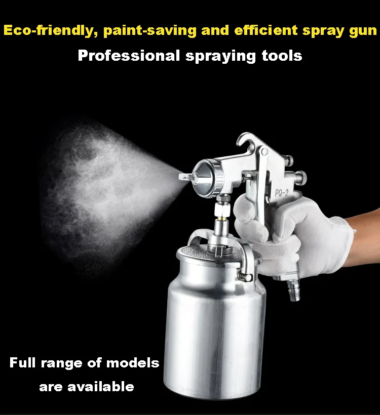 W 71 Paint Spray Gun Pneumatic Up And Down Pots Spraying Pots Furniture Automotive Paint Glue High Atomisation Paint Spray Gun