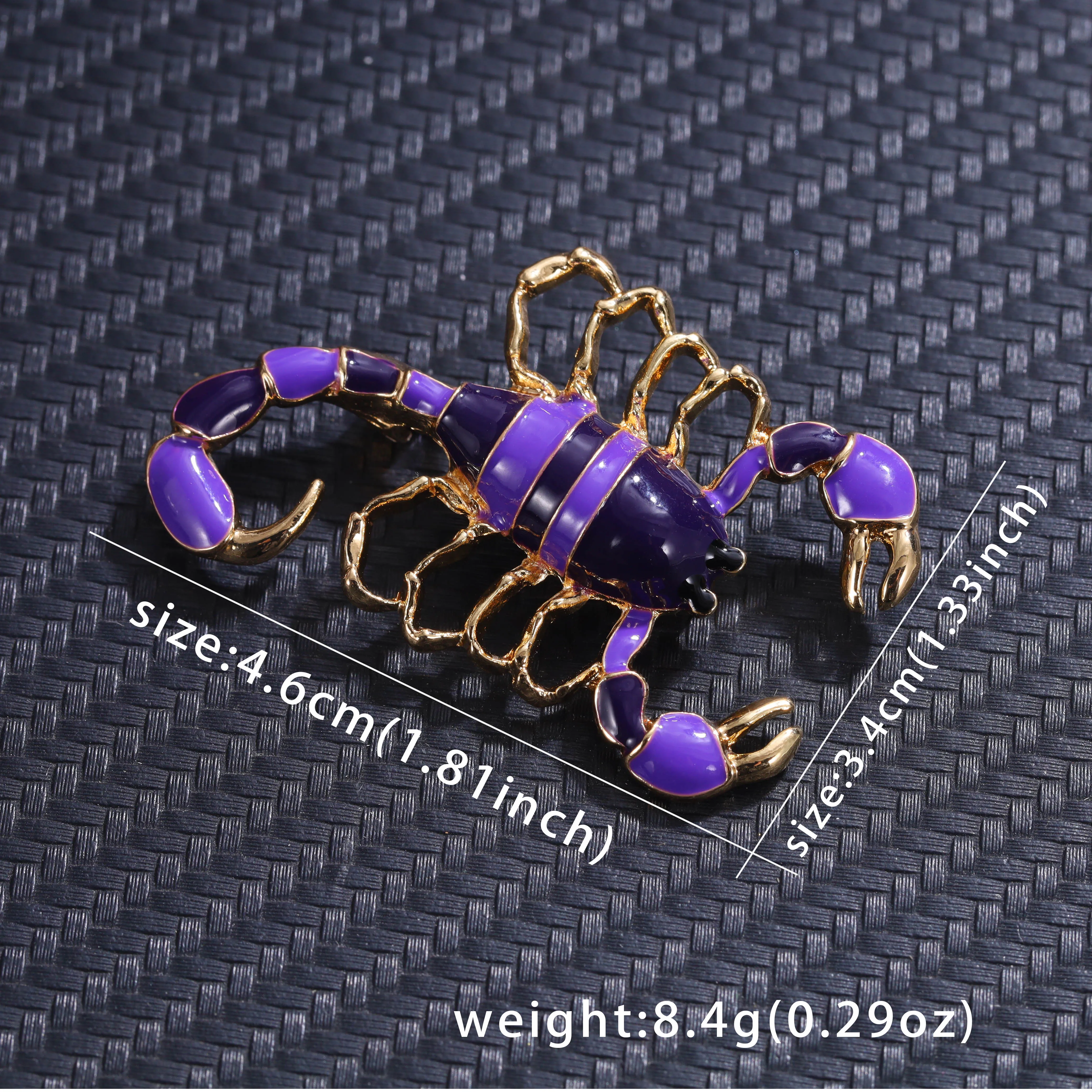 Weiman Jewelry Factory Outlet Pins and Brooches Customized Retail Wholesale XD824329 Scorpion