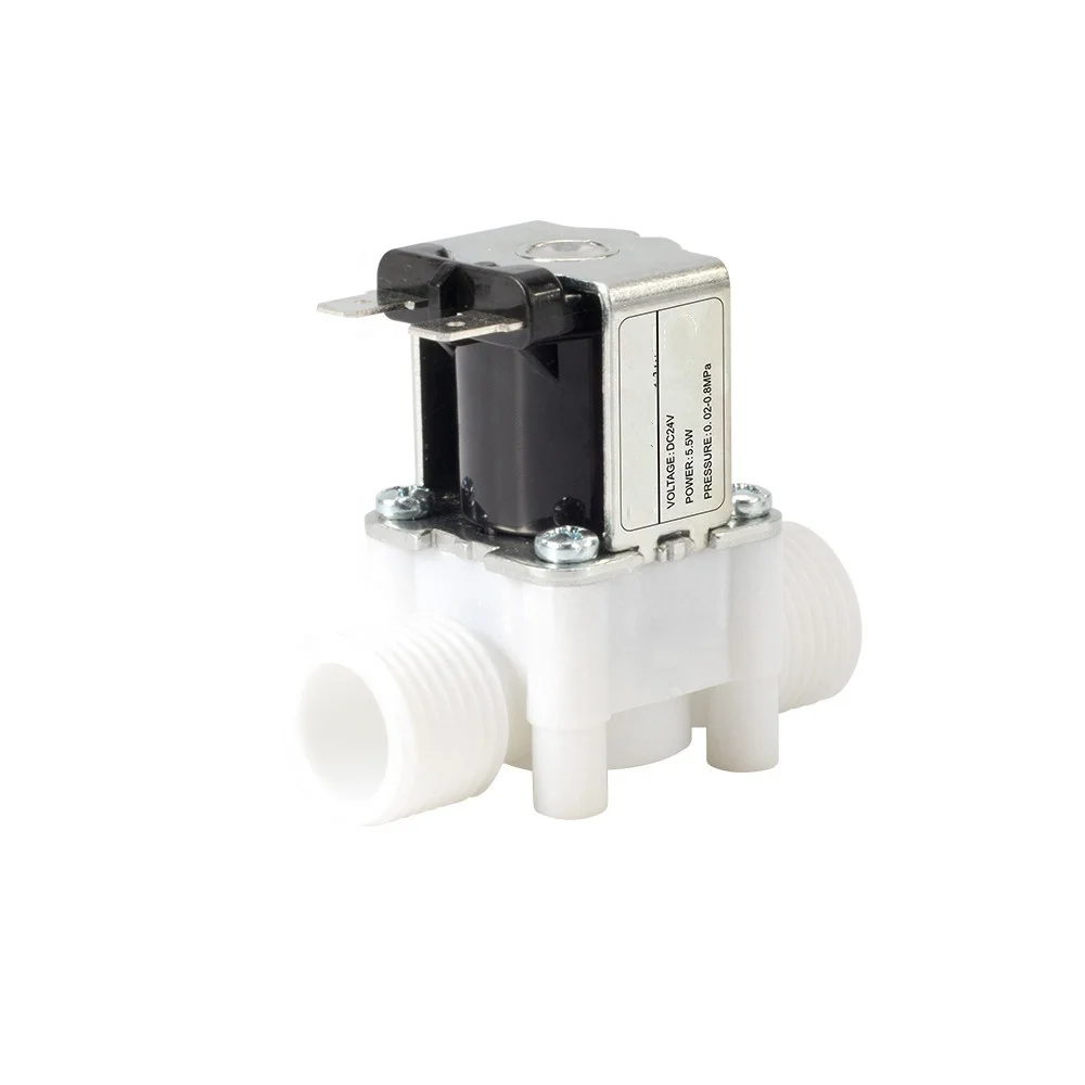 Food Grade 12v 24v 110v 220v Water Solenoid Valve Drinking Water Plastic Valve