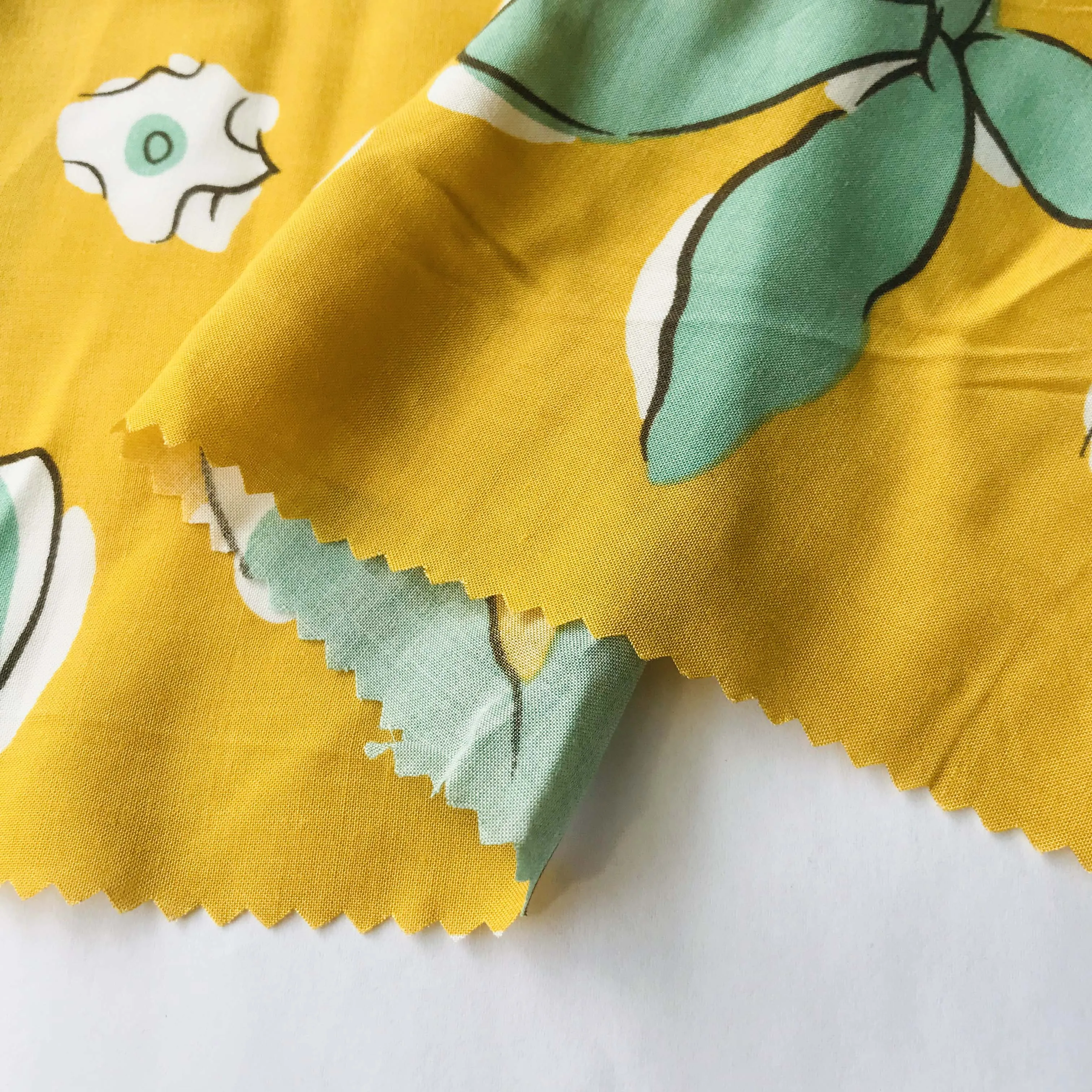 Shaoxing textile stock woven  rayon voile printed 100% viscose fabric for shirt