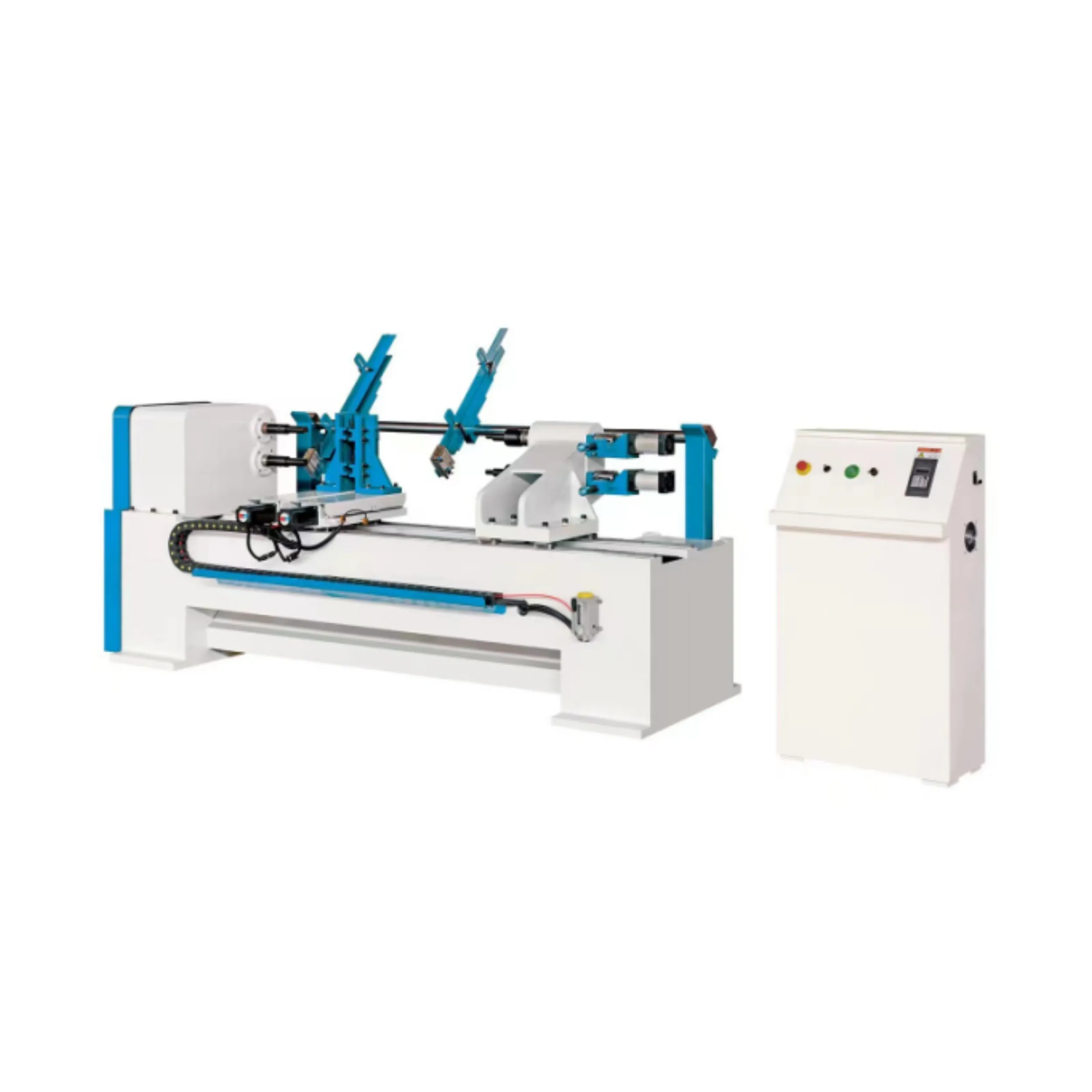 Double-Spindle Automatic Feeding CNC Woodworking Chair Machinery Lathe
