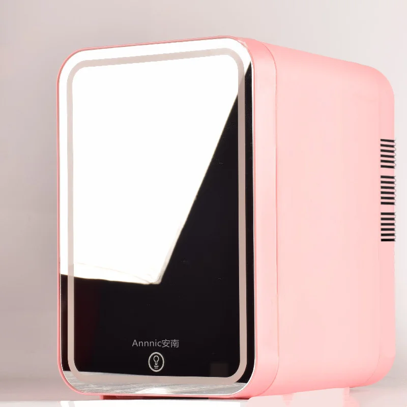 4L Beauty Refrigerator Cosmetic Skin Care Products Mini 110V Portable Built-in Light Car Refrigerator