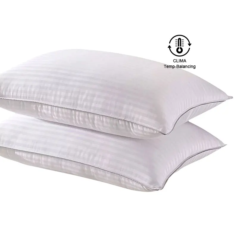 OEM ODM Wholesale High Quality Custom Polyester Temp-Balancing clima bed pillows for sleeping