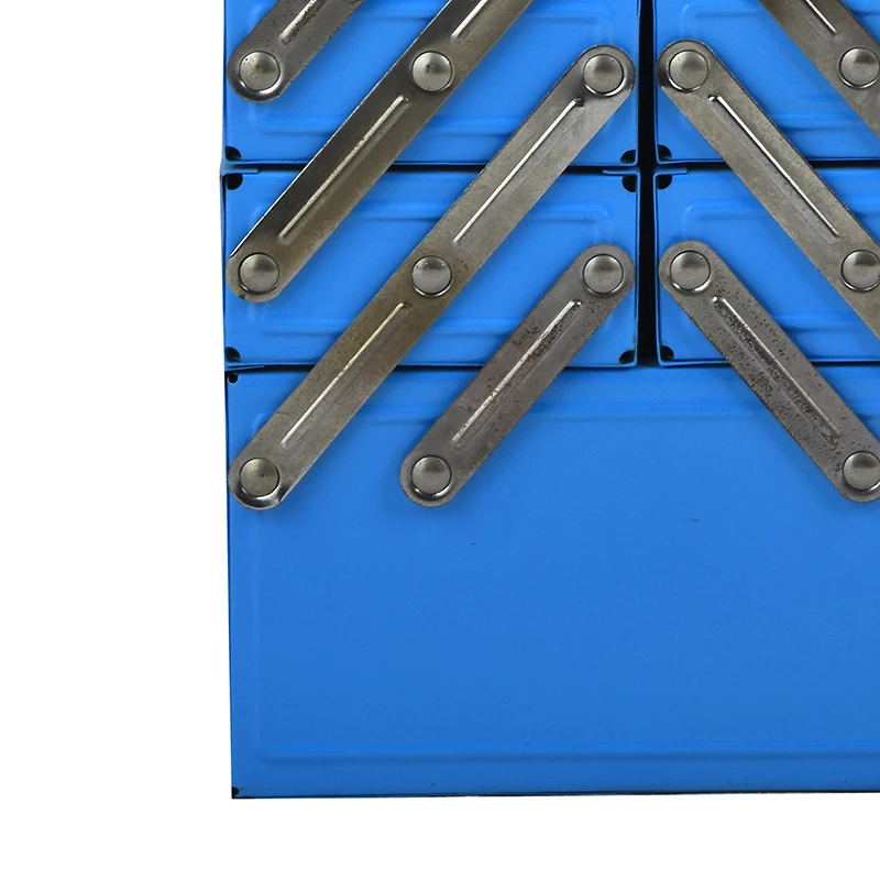 Heavy Duty 4-layer Metal Material Toolbox with Double Handle