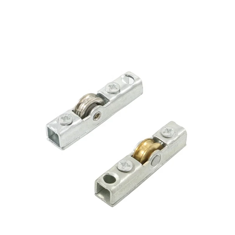 Wholesale insect screen sliding window mini roller mini size iron window wheel screen window pully