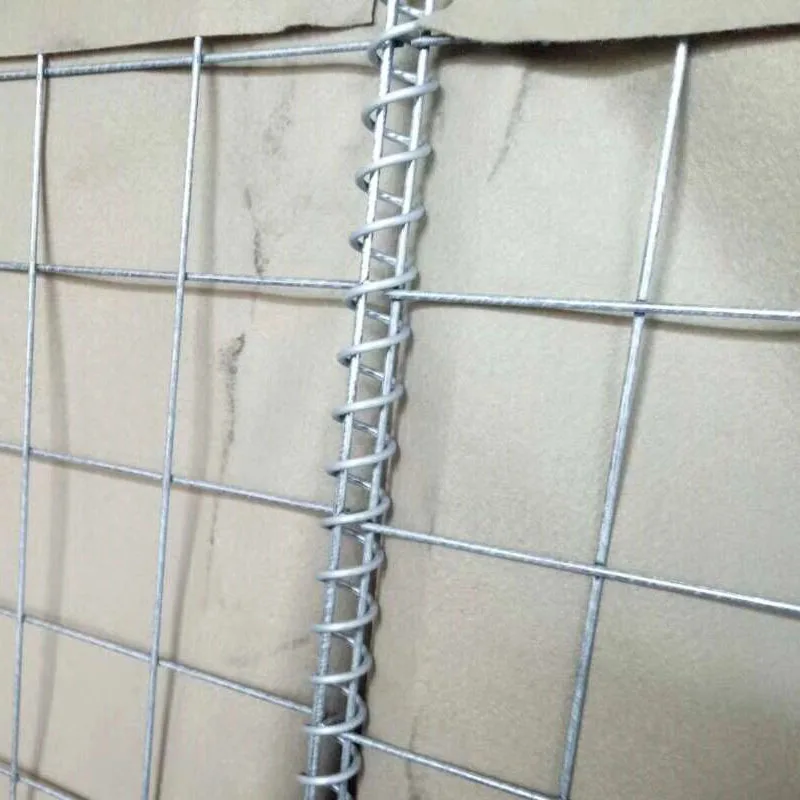 Defensive barrier flood protection wall sand container