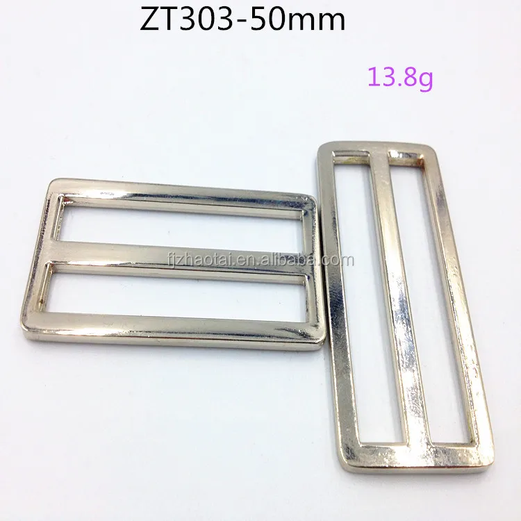Wholesale popular metal adjustable Tri-Glide slider buckles for bag