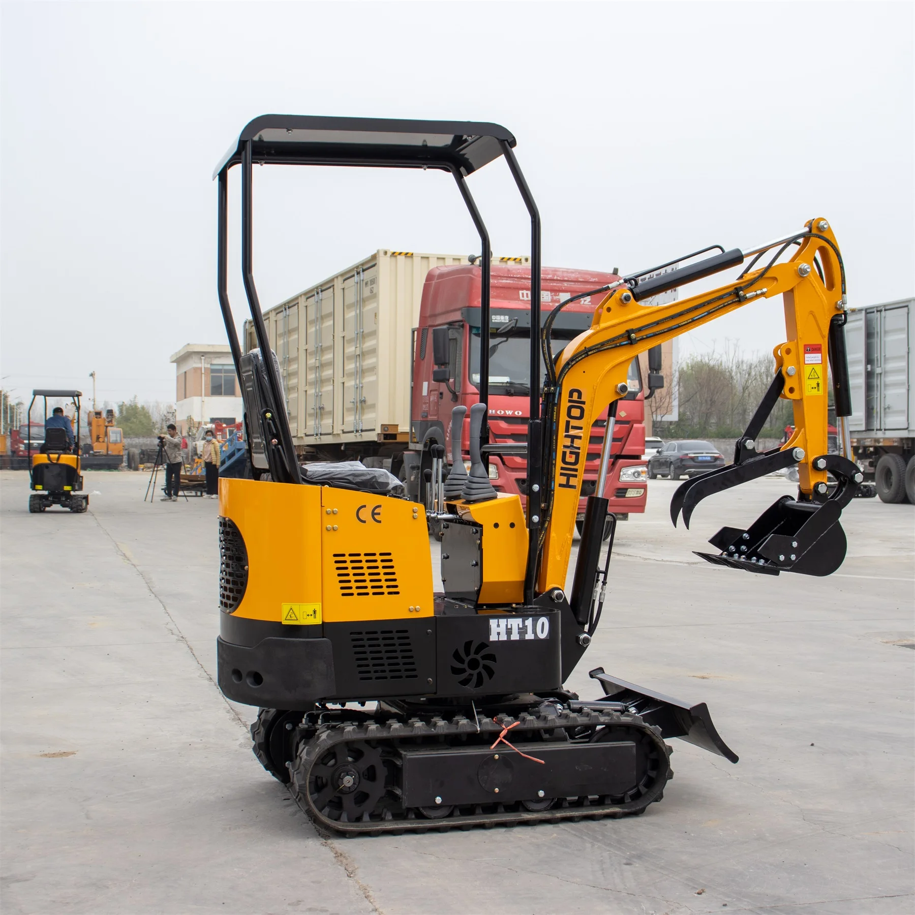 Cheap Excavators For Sale Digger Machine 1 ton with cab micro excavator