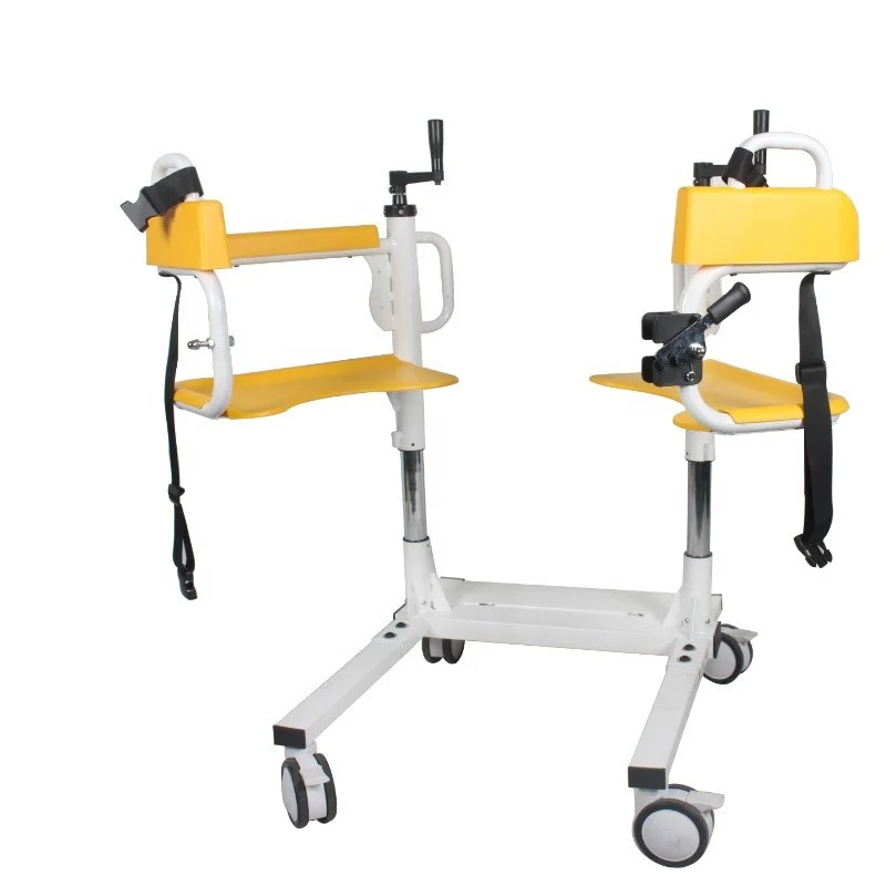 Hot Sale Multi-purpose Patient Lift and Transfer Chair Patient Wheelchair with Commode for Disabled Elderly