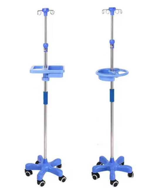 Manufacturer thickened and adjustable infusion stand mobile drip stand with wheel five feet