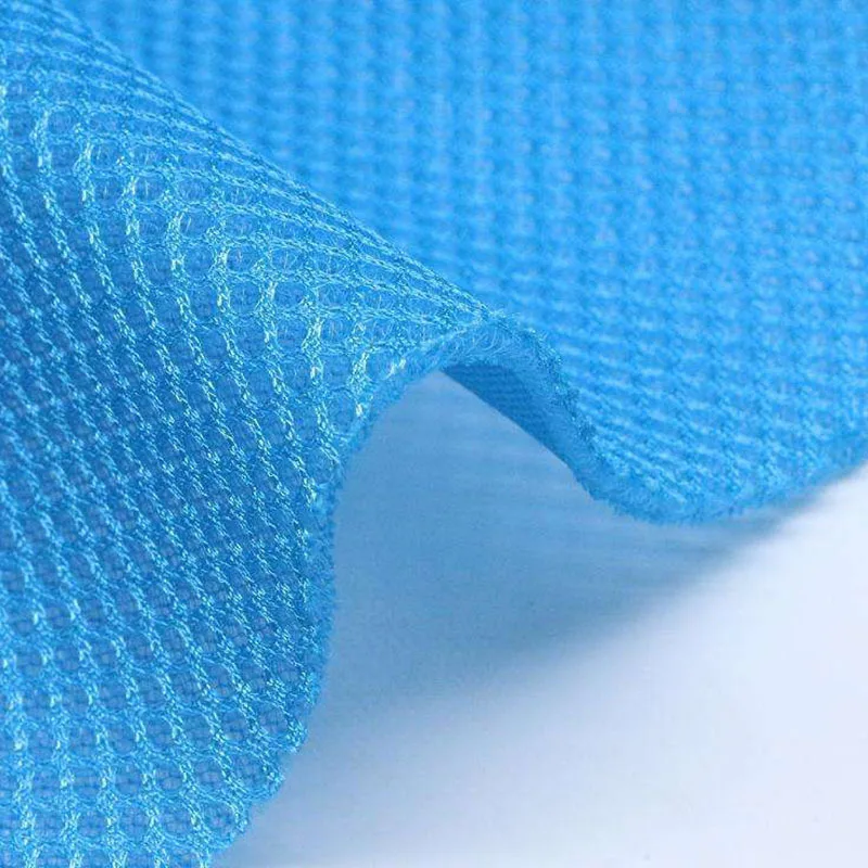 Recycled mesh clothing 100% polyester 3d spacer soft fabric for sports backpacks 3d pillow