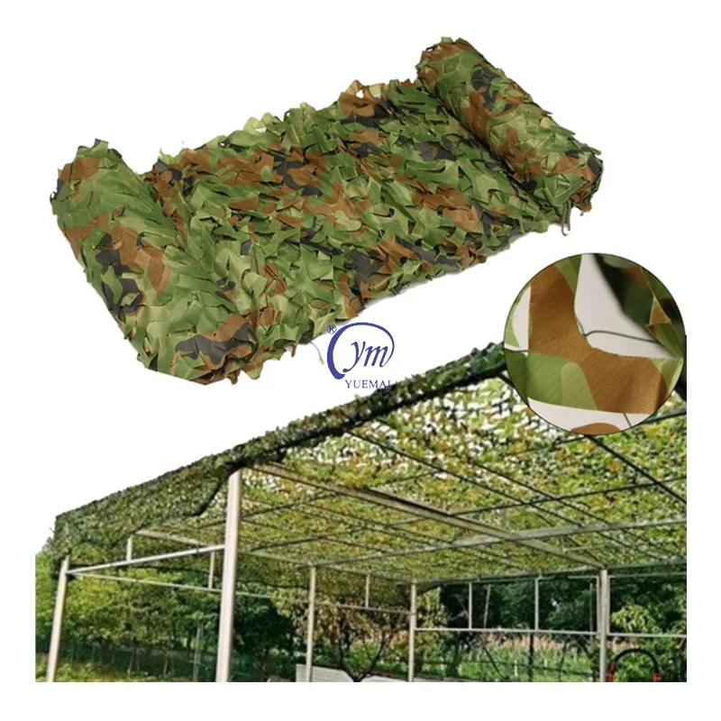2022 Hot Sale Camouflage Netting Outdoor Hunting Anti Radar Camo Net Woodland For Decoration Sunshade Camping Shooting