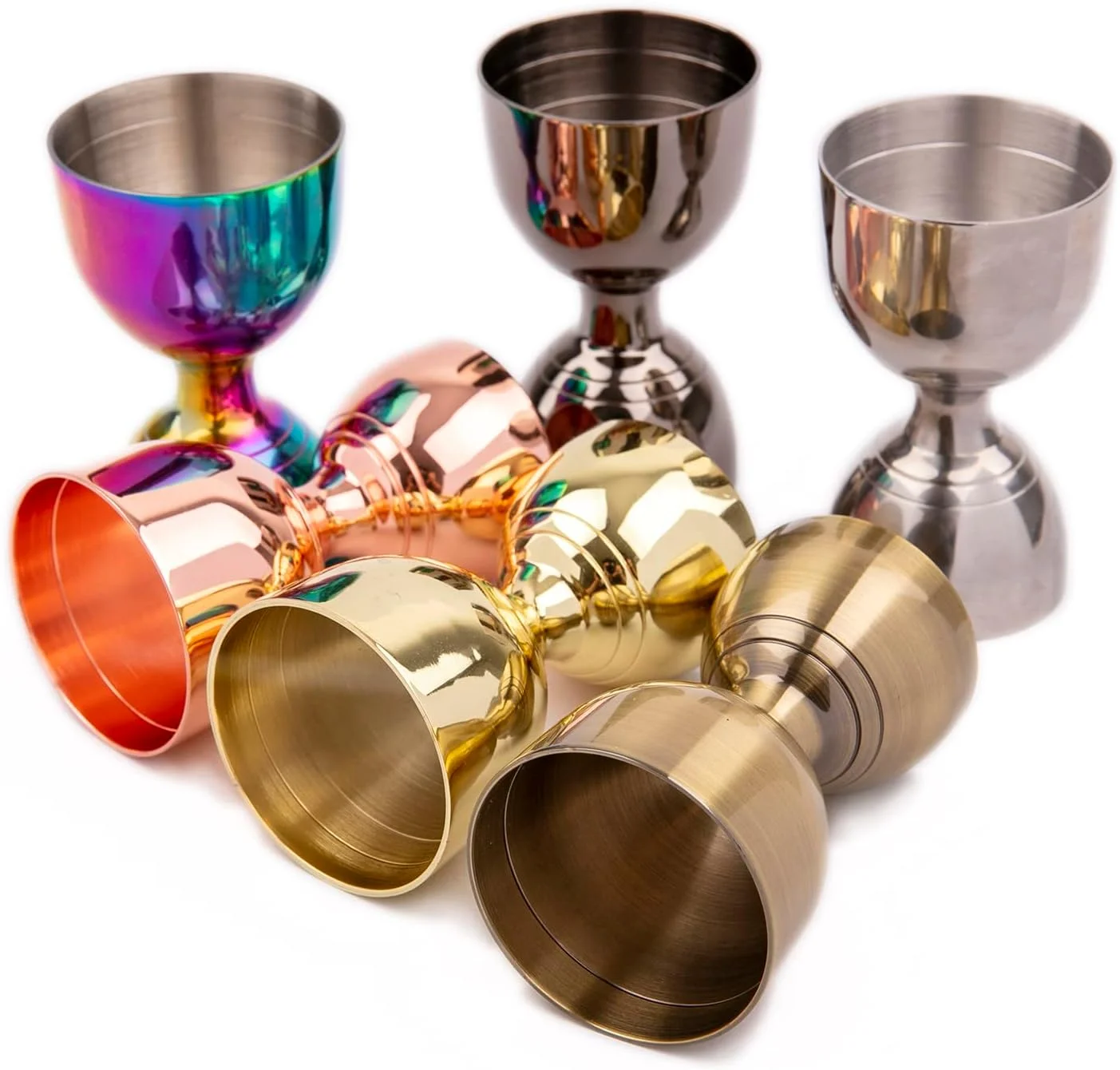 Stainless Steel 75ml Measuring Cup Magic with Mouth Jigger Graduated Ounce Cup Bar Bartending bar Tools jigger