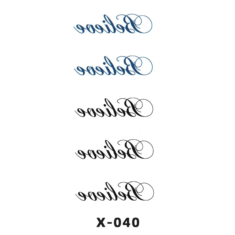 Tattoo Sticker Waterproof for Men Women Body Art Personality Cool Butterfly Arm Thigh Pattern Temporary Tattoo