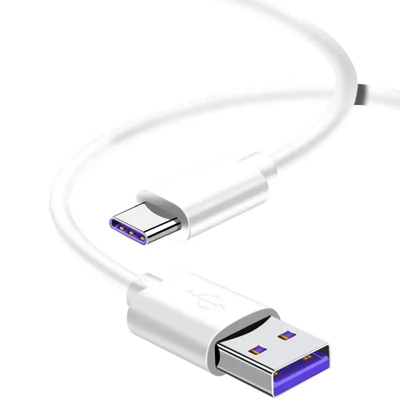 Hot Sell 1m Type-c 5a Fast Charge Data Transfer And Charing 2 In 1 Cable Usb C Charging Data Cable Super Charge For Samsung H