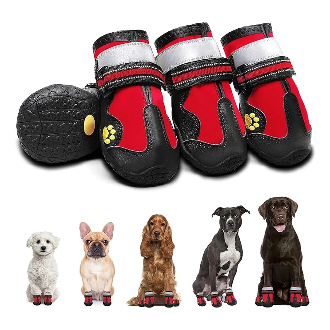 Light Weight Breathable dog shoes  Waterproof Pet Shoes For Dogs