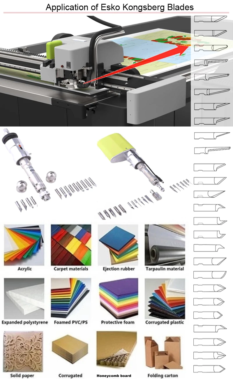 Kongsberg ESKO Cutter Plotter Blades BLD-SR6311 SR6312 SR6313 for cutting foam materials