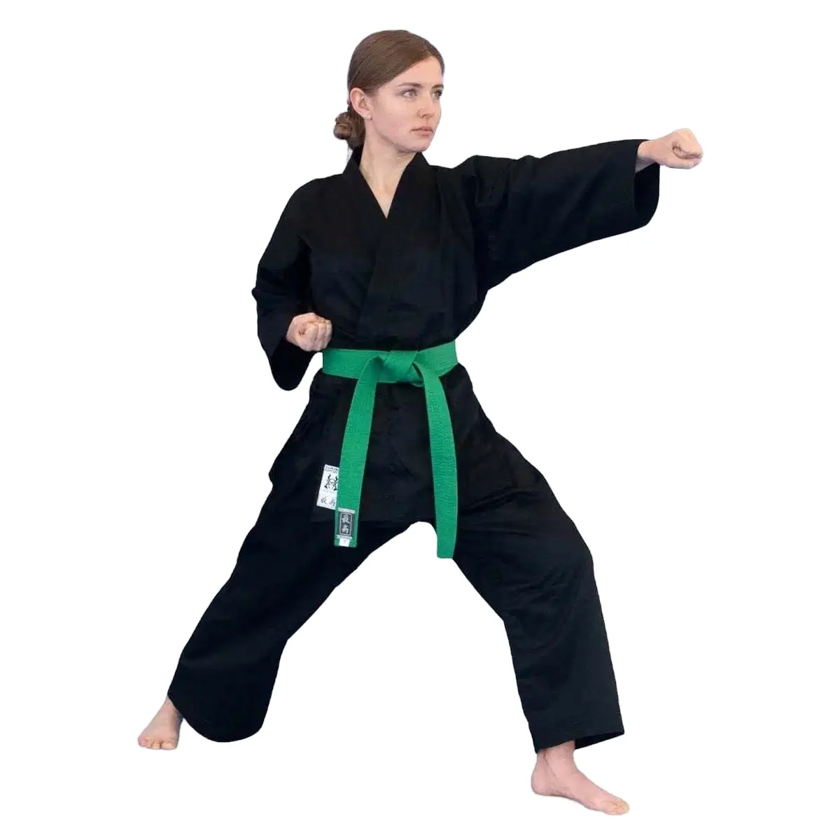 Высококачественный женский разноцветный прочный дышащий полиэфирный хлопковый саржевый текстиль удобная детская и взрослая форма для карате
