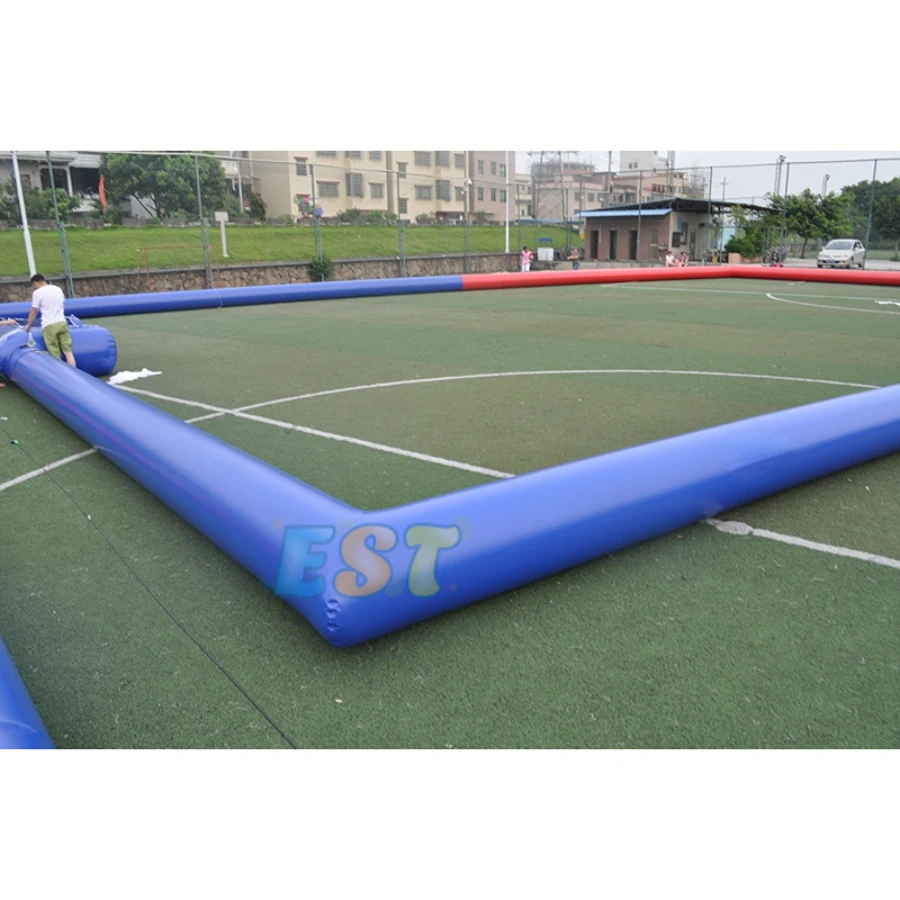 Commercial airtight portable soccer fields large inflatable soccer pitch inflatable soap football field