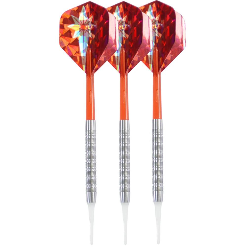 Soft Tip Tungsten Dart Barrel 18g Dart set with 6pieces 2Ba Soft Tips Flights