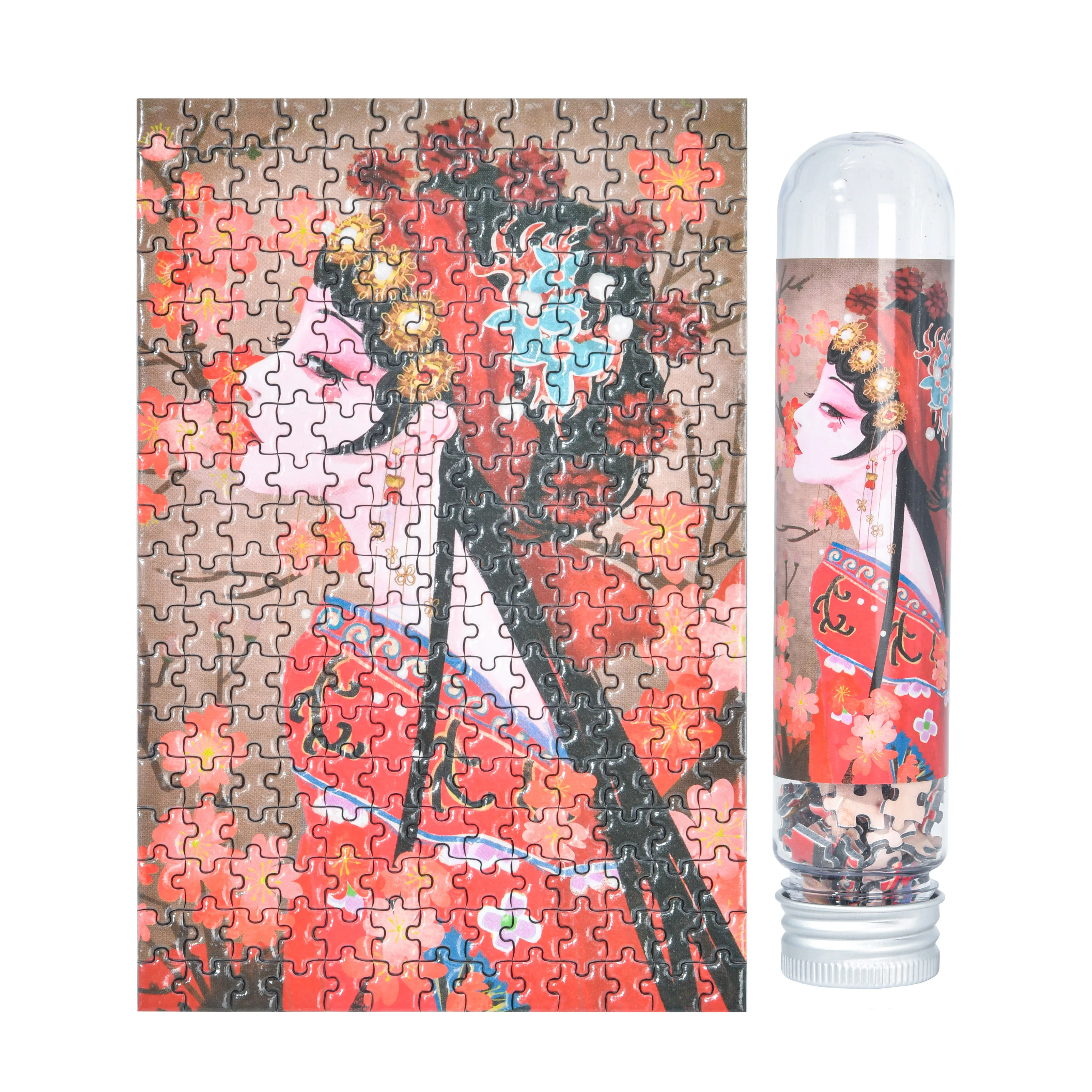 Бесплатный образец на заказ 150 234 штук мини-пазл тест-трубка пазл для детей и взрослых