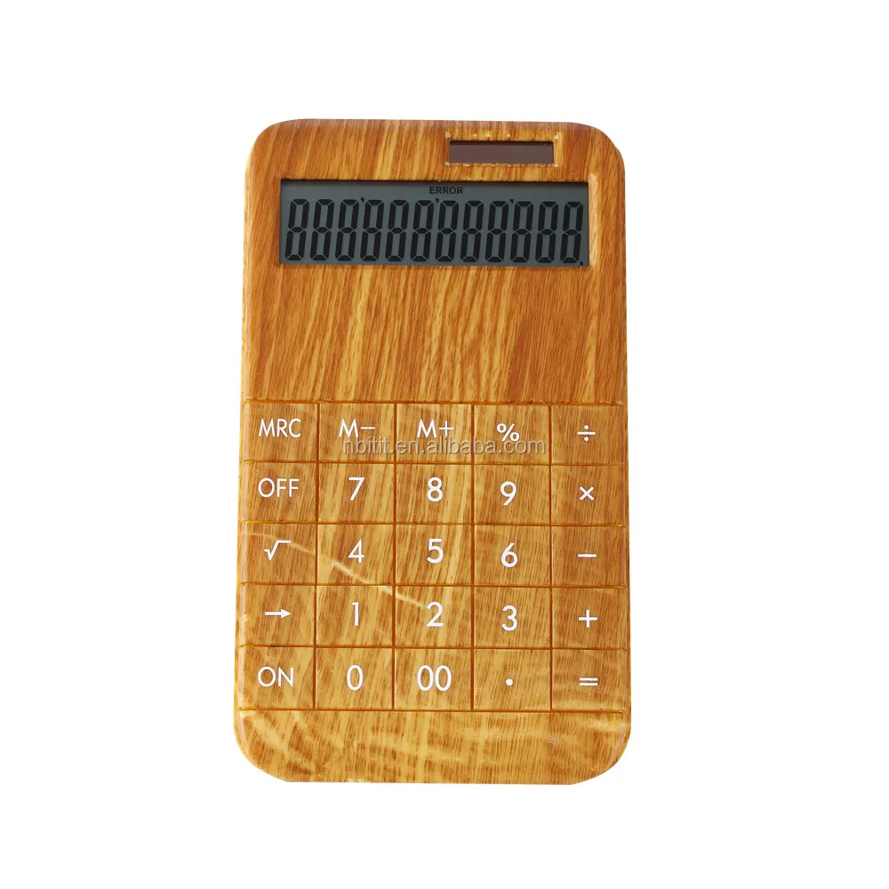 New  style 12 digit lcd display dual power standard function calculator