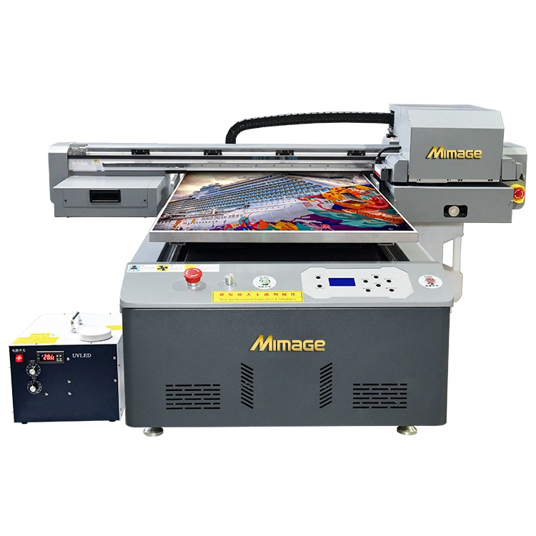 China Mimage A1/A2 /A3 Cool Transfer Film 6090 UV Flatbed Printer Metal /glass/phone case