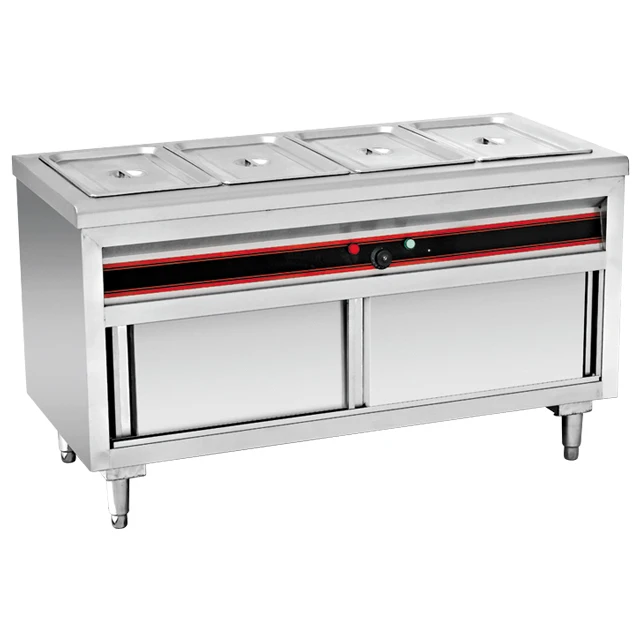 Catering Equipment Commercial Stainless Steel Electric Buffet Food Warmers/Bain Maire With Top Shelf BN-B01