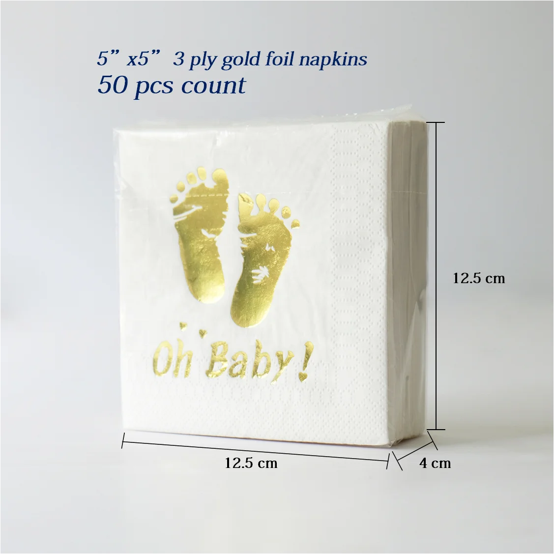 Reliable Quality Custom Gold Foil Hot Stamping Paper Napkins Wholesale