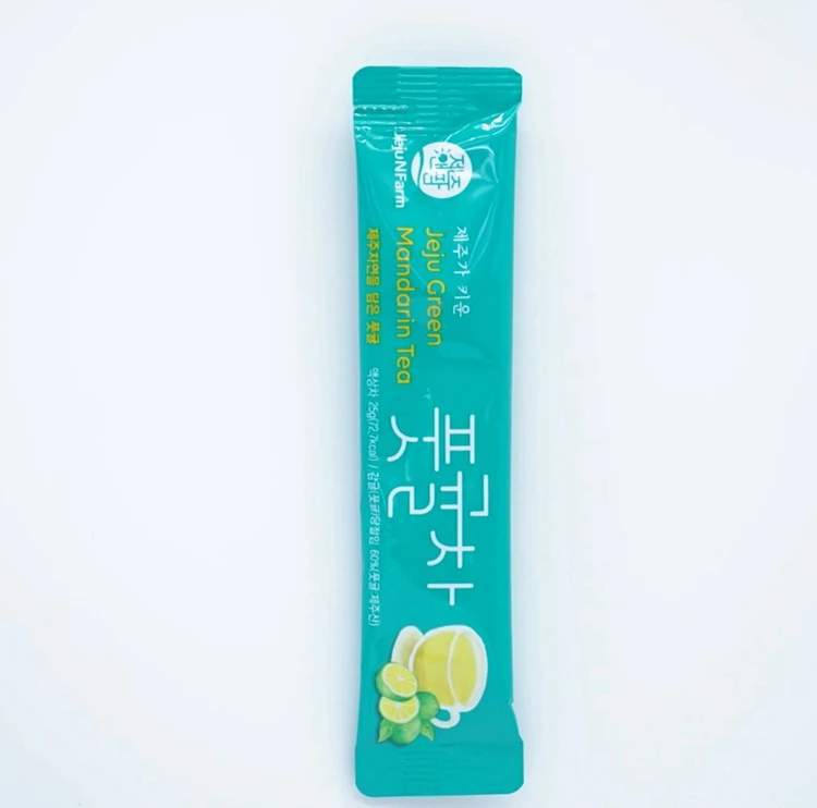 [JEJU]Korea Bagged Tea Bags Pouch Good Quality And Fragrant Jeju Green Mandarin Tea